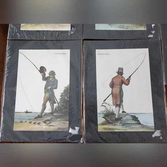 Scotland's NORMAN ORR Unframed Fishing Prints - Picture 4 of 5